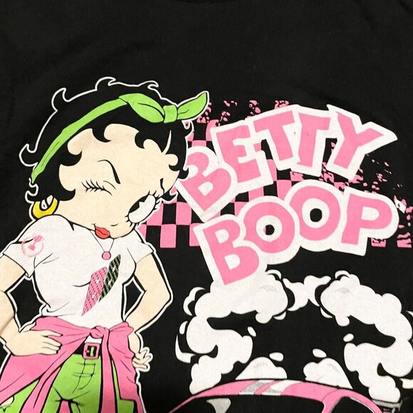 Betty Boop Pink Car Tshirt Womens Size Small Shirt - Picture 2 of 16
